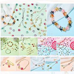 100 perles de verre artisanales de couleur dégradée&nbsp;DIY-SZ0010-51F