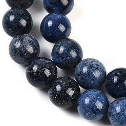 Perles de dumortiérite naturelles&nbsp;G-G167-A06-10MM