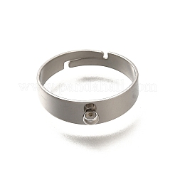 Composants de bague réglables en acier inoxydable chirurgical 316&nbsp;STAS-F311-19P