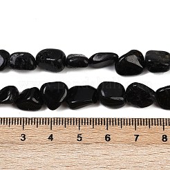 Natürliche schwarze Turmalin Perlen Stränge&nbsp;G-Q060-E15