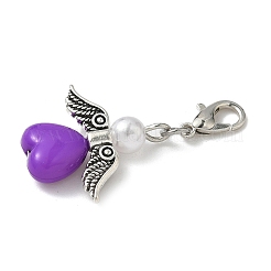 Decorazioni pendenti in acrilico e abs opaco&nbsp;HJEW-JM04002