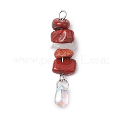 7 pieza de colgante de cuentas de cristal de cuarzo natural&nbsp;PALLOY-JF03199