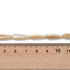 Perle di conchiglia di troco naturale&nbsp;PEAR-B002-01B-B