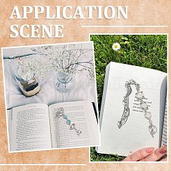10 stücke 5 arten fuchs schwan pfau tibetischen stil legierung lesezeichen&nbsp;FIND-SC0009-01