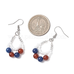 Pendientes colgantes de lágrima de acero inoxidable 304&nbsp;EJEW-MZ00462-02