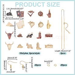 DIY-Sets zum Herstellen von Ohrringen/Halsketten&nbsp;DIY-ME0001-85