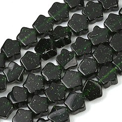 Sintetici verde perline Goldstone fili&nbsp;GG-CBA199E-C03-02