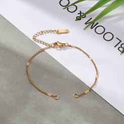304 Edelstahl Figaro Kette Armband Herstellung&nbsp;AJEW-JB00967