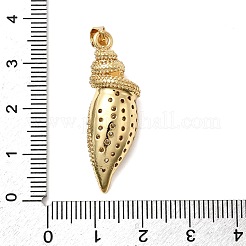 Colgante micropavé cubic zirconia de latón&nbsp;KK-H519-06B-G