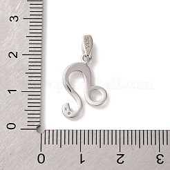 925 Sterlingsilber-Mikropavé-Anhänger mit klaren kubischen Zirkonia&nbsp;STER-H117-01P-05