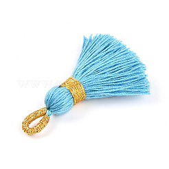 Decorazioni con pendente in nappa in cotone polycotton (poliestere)&nbsp;FIND-N006-01B