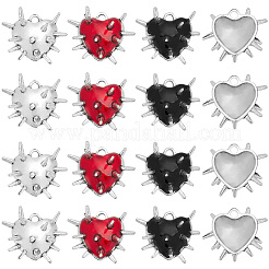 24 pz 3 colori pendenti in lega di stile tibetano&nbsp;FIND-SC0025-49