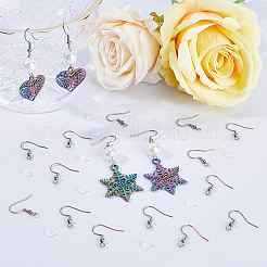 80 crochet de boucle d'oreille français en acier inoxydable 304 avec placage ionique (IP)&nbsp;STAS-SP0001-81