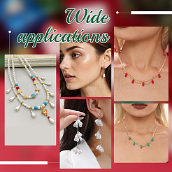210 stücke 6 arten abs kunststoff imitation perle&nbsp;MACR-AR0001-28