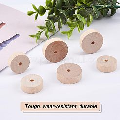 Rueda de madera de abedul y palos de madera de abedul&nbsp;DIY-OC0005-59