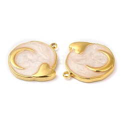 Pendentifs en acier inoxydable 304 plaqué or 18 carat véritable&nbsp;STAS-A084-25G-05