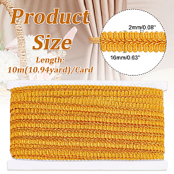 Polyester-Metallic-Spitzenbesatz&nbsp;OCOR-WH0074-92G