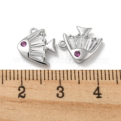 Adornos de latón micropavé de circonia cúbica&nbsp;KK-H460-33P