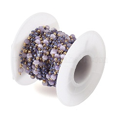 Handgemachte Messingglasperlenketten&nbsp;GL-CBA1C06-01G-05