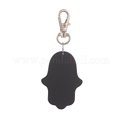 Dreieck und Hamsa-Hand/Hand von Miriam mit bösem Blick als Anhänger aus Acryl&nbsp;HJEW-JM00932