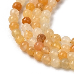 Topazio naturale fili di perle di giada&nbsp;G-K146-63-3mm