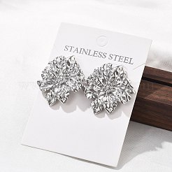 Boucles d'oreilles à tige en acier inoxydable 304 pour femmes&nbsp;EJEW-K306-29P