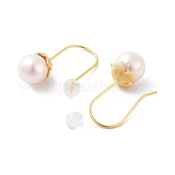 Ohrhänger aus Naturperlen für Damen&nbsp;EJEW-E303-10G