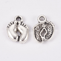 Tibetischer stil Aluminium Anhänger & Charms&nbsp;TIBEP-X0185-33AS