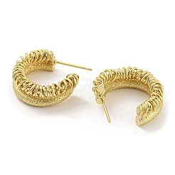 Aretes de latón chapado en rejilla&nbsp;EJEW-K263-22G