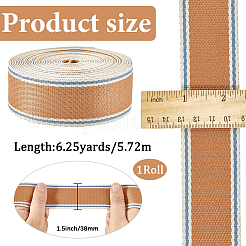 6.25 Yards gestreifte Köperbänder aus Polycotton&nbsp;SRIB-CY0001-09C