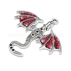 Pendentifs en émail alliage de style tibétain&nbsp;AL-G002-04AS