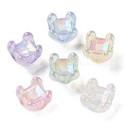 Cappucci per perline acriliche con placcatura UV luminosa&nbsp;PACR-E003-12