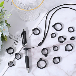 60 Stück 6 Stile Silikonanhänger&nbsp;SIL-GF0001-47