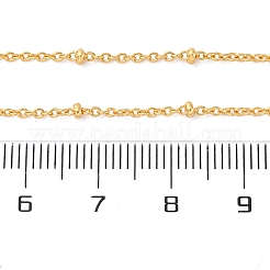 Collane a catena portacavi in ​​ottone placcato di lunga durata&nbsp;X-NJEW-K112-09G-NF