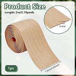 Cinta de borde de PVC con veta de madera&nbsp;DIY-WH0591-570C
