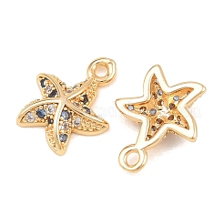 Pendentifs avec zircon cubiques à micro-pavés en laiton&nbsp;KK-L261-14A-G