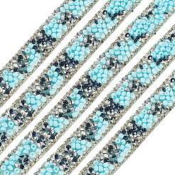 Strass-Bänder mit Hotfix-Verzierung&nbsp;DIY-TAC0051-002A-1