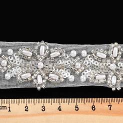 Spitzenbesatz mit Blumen aus Polyester&nbsp;OCOR-A007-12