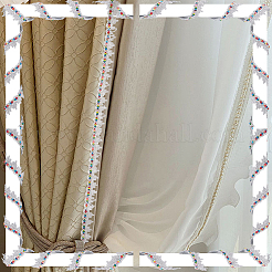 Funkelndes Polyester-Spitzenband&nbsp;OCOR-WH0080-34D