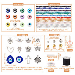 Bausatz für das Armband des bösen Blicks&nbsp;DIY-TA0004-43