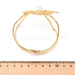 304 Edelstahl-Armreifen mit Scharnier für Damen&nbsp;BJEW-Z109-03G