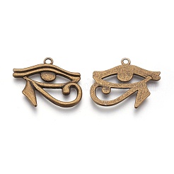 Pendente in lega stile tibetano&nbsp;TIBEP-16487-AB-NR