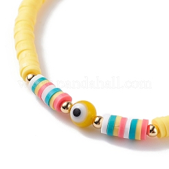 Set di bracciali con perline intrecciate a cuore&nbsp;BJEW-TA00056-03