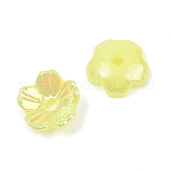 Bouchon de perle en acrylique opaque plaqué UV&nbsp;OACR-K001-45C