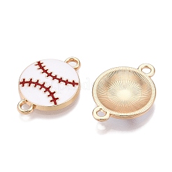 Ciondoli per connettori a sfera sportiva in lega di placcatura a cremagliera smaltata&nbsp;ENAM-N056-345G-B