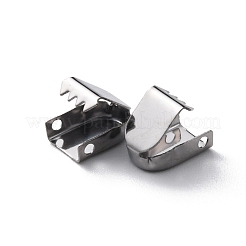 202 Edelstahlband-Crimpenden&nbsp;LS-DIY-WH0430-052B