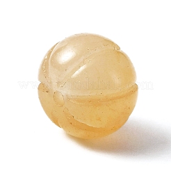 Perles jaunes naturelles aventurine&nbsp;G-WH0016-26D