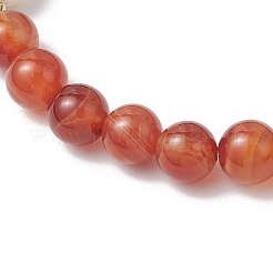 Bracelets de perles rondes en bois de santal naturel&nbsp;BJEW-JB11930-02