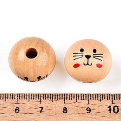 Europäische Perlen aus Naturholz&nbsp;LS-X-WOOD-S055-16A
