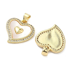 Colgante micropavé cubic zirconia de latón&nbsp;KK-A282-11G